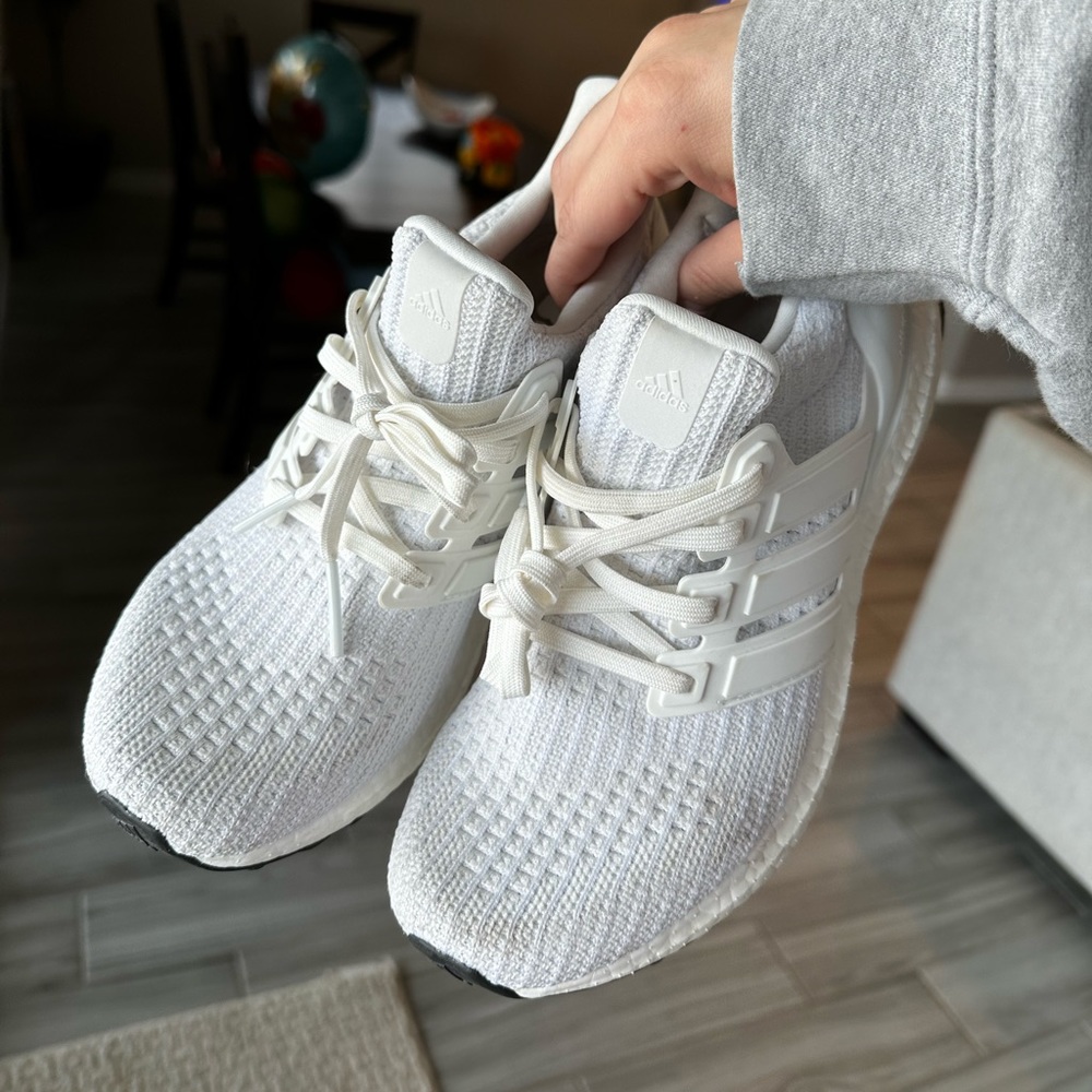White Adidas ultra boost
